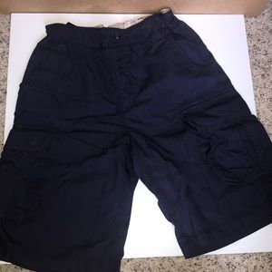 navy cargo shorts